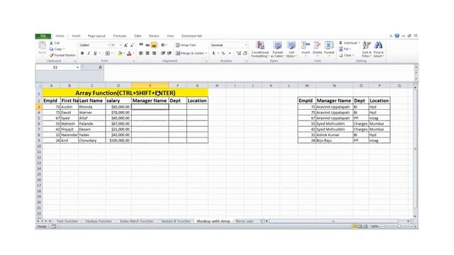 Top 10 Excel Formulas for Data Analysis | Excel Tutorial for beginners || #exceltutorial