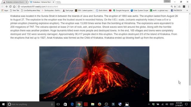 KRAKATAU VOLCANO COMING TO LIFE..SCIENTISTS SAY! смотреть онлайн