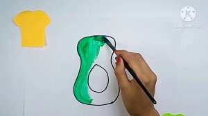 How to draw a cute avocado | avakado rasm qanday chiziladi | Как нарисовать милое авокадо