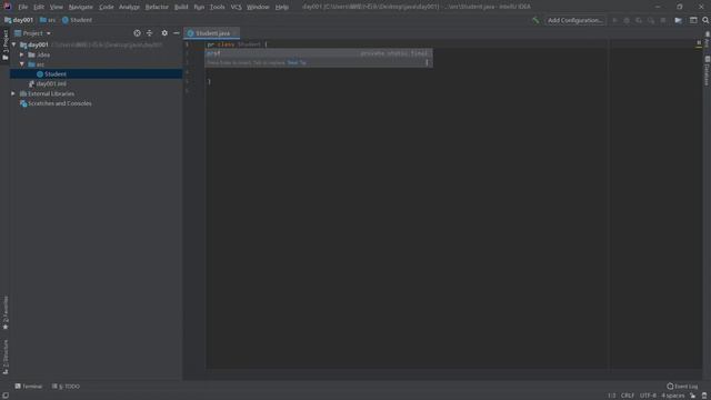 java入门：1~Java基础学习：3~创建自己的第一个简单的java项目