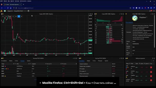 Рекомендации по торговому терминалу ASTRAS