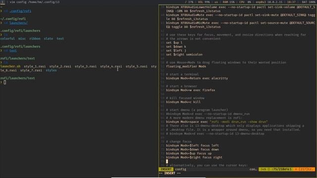 Arch Linux Ricing Timelapse | i3wm | Rofi | Polybar