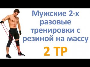 Мужские 2-х разовые тренировки с резиной на массу (2 тр)