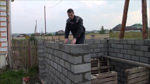 Технология кладки бетонных блоков. Особенности укладки шлакоблоков своими руками