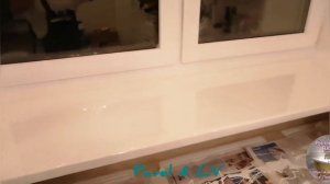 Реставрация подоконника акрилом!