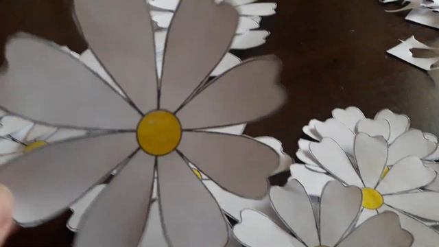 Цветы из Бумаги ? МАСТЕР КЛАСС / ГИРЛЯНДА из БУМАЖНЫХ ЦВЕТОВ / DIY Цветы из бумаги Своими Руками