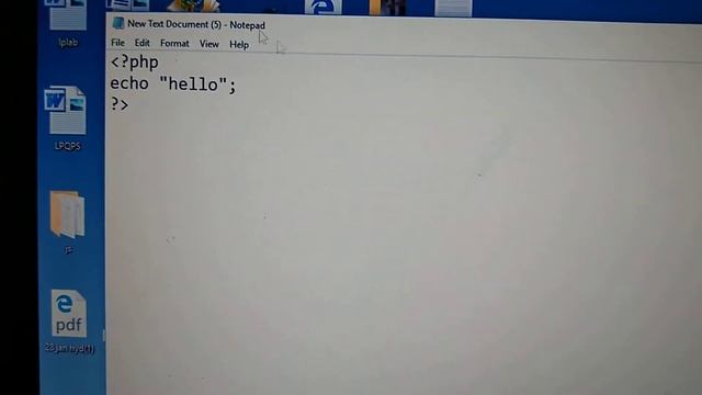 How to run simple php code with xampp