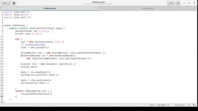 CM.5159 - Simple Chat Server using TCP смотреть онлайн