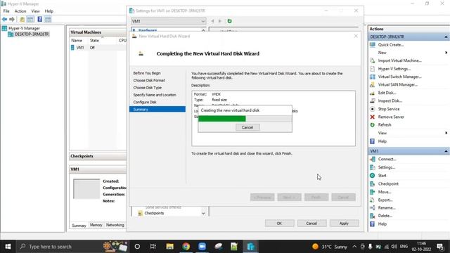 How to Expand Hyper-V Virtual Machine Hard Disk Size | How To Create New Disk On Hyper-V VM | Hindi смотреть онлайн