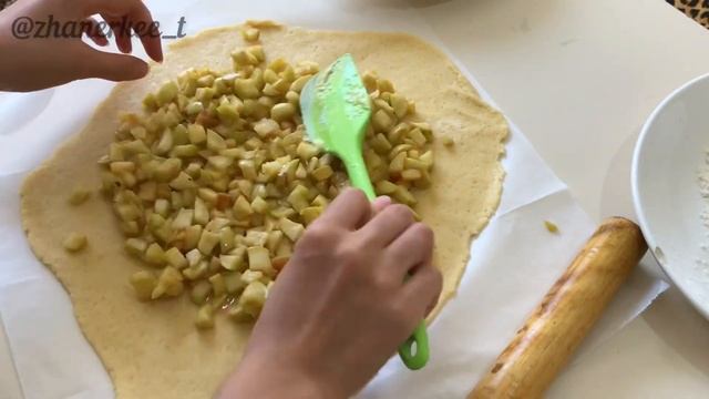 Яблочный пирог.Быстрый и вкусный.Қазақша Рецепт#пирогизяблок