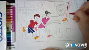 Рисунок в школу!Безопасная дорога!2 ЧАСТЬ!