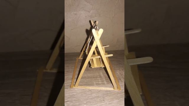 Качеля для кукол барби, лол своими руками. Мебель для кукол смотреть онлайн