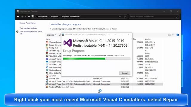 How To Fix Microsoft Visual C++ runtime library error in Windows 10 смотреть онлайн