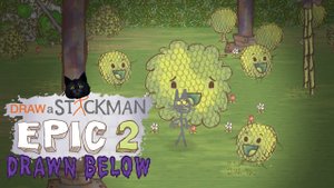 Стикмен эпик 2 Нарисовано ниже / Draw a Stickman: EPIC 2 Drawn Below/ Новые приключения кота Маркиза