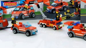 Конструкторы «Лего»  Серия ПОЖАРНАЯ СЛУЖБА BONDIBON