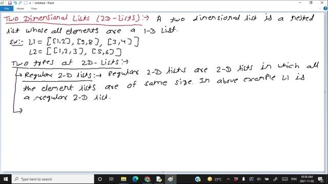 Computer Science Class XI (11) CBSE 2021-22 Syllabus | #67 | Nested Lists in Python Class 11