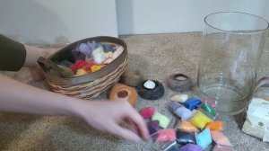 How to Konmari organize felt wool easy, clear and simple