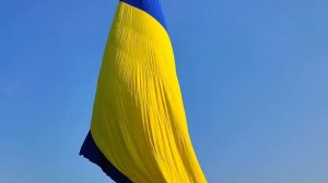 Церемония поднятия главного флага Украины 23.08.2021