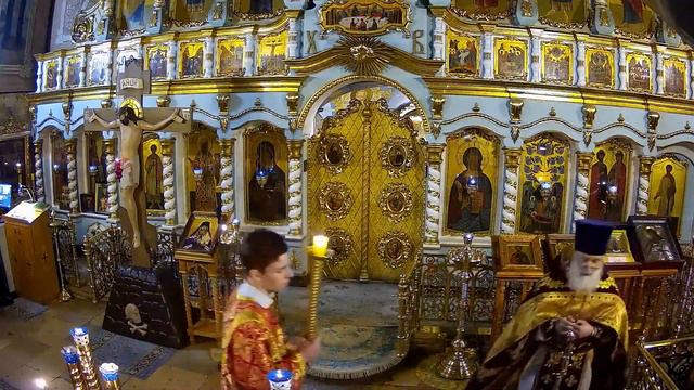 Сщмч. Харлампия и мчч. Порфирия, Ваптоса и трех мучениц. Утреня. Литургия. Храм Успения в Путинках смотреть онлайн