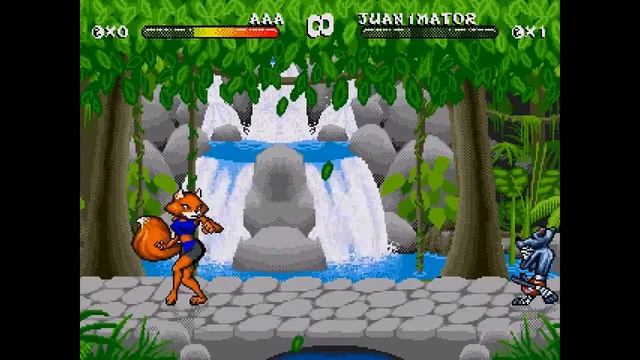 Brutal: Paws of Fury ... (Sega Genesis) Gameplay смотреть онлайн