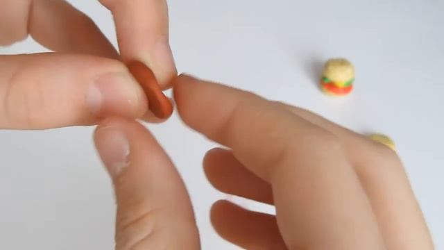 DIY "Гамбургер" | Миниатюра | Лепим микро-гамбургер смотреть онлайн