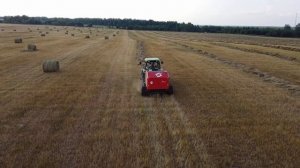 Ввод в эксплуатацию пресс-подборщика Metal-Fach Z-562 с ротором и ножами в Костромской области.