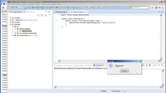 JOptionPane: showMessageDialog y showInputDialog en Java смотреть онлайн