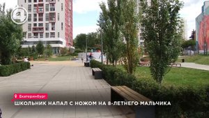Школьник напал с ножом на 8-летнего мальчика
