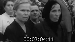 Похороны останков Героя Советского Союза разведчика Н  И  Кузнецова  1960
