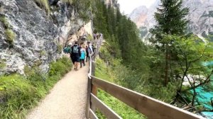 Boating and Hiking at Lago di Braies Italy | Pragser Wildsee Italia | Lake Braies Dolomites Italy