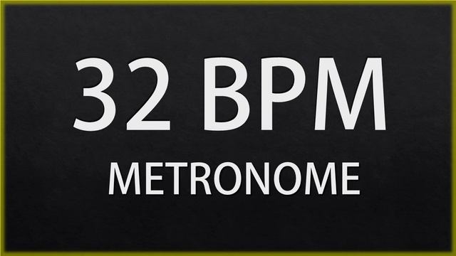 32 BPM - METRONOME смотреть онлайн