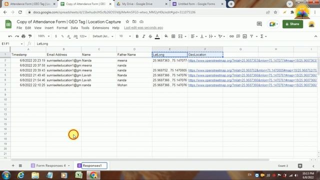 Google Form Capture GEO Location Automatically II collect geolocation data using Google Forms