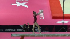 Vladislava Urazova / Уразова Владислава (RUS) - Beam - 2018 European Championships (Junior)