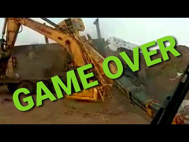 Падение крана,забыл сложить стрелу или как угробить Автокран или Манипулятор смотреть онлайн