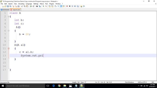 Copy Constructor in Java | what is copy constructor in java?| Call by reference