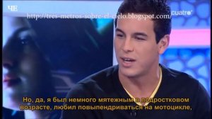 Интервью Mario Casas y Maria Valverde (русские субтитры)