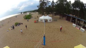 Beach volley.4 из 12.Sky View Cam.20.06.2015.Hard League.Пляжный волейбол."Женщины 18+".1/2 финала.
