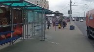 Прицельный полив остановки в Уручье