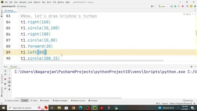 #Draw a simple drawing of Radha using Python Turtle with demo|Simple Python Project|Hostbox cse