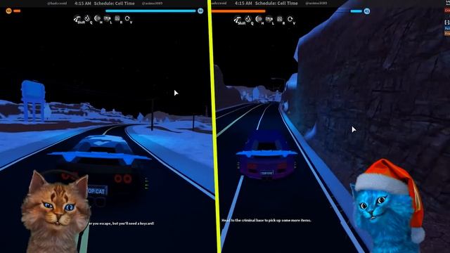 ГОНКИ КОТИК ИГРОМАН и КОТЁНОК ЛАЙК В РОБЛОКС ДЖЕЙЛБРЕЙК! КТО БЫСТРЕЕ / Два экрана! смотреть онлайн