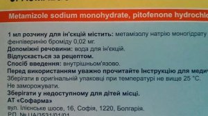 Спазмалгон Ампулы