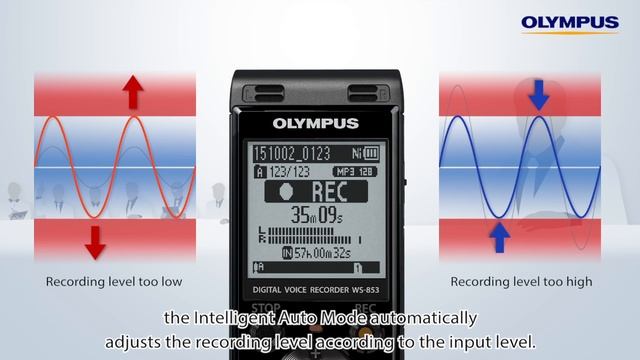 Olympus WS-853 WS-852 Digital Voice Recorder смотреть онлайн