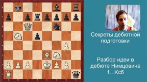 Секреты дебютной подготовки. Разбор идеи в дебюте Нимцовича 1...Kc6