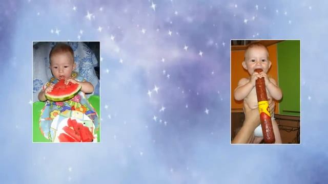 Артёму 1 годик. ... вообщем с днем рождения тебя...Слайд-шоу смотреть онлайн