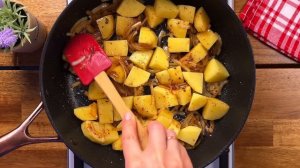 Meine Großmutter hat mir beigebracht, wie man Hackfleisch so lecker kocht! Dinner in einer Pfanne