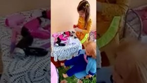 Моменты Сюжетно ролевой  игры «Парикмахерская» ч 2