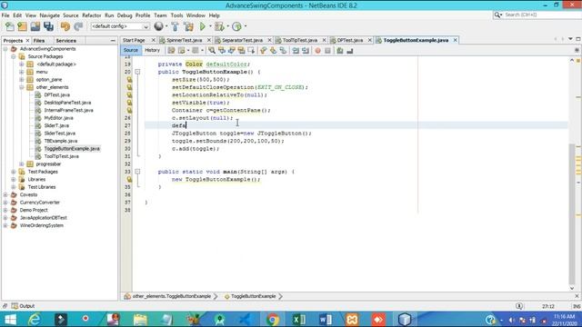 #47 Java Swing Tutorial | JToggleButton in Java смотреть онлайн