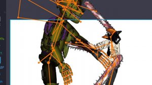 человек бензопила против спрингтрап в рисуем мультфильмы 2