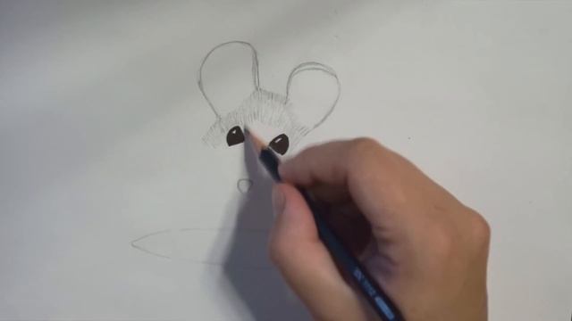 Как нарисовать реалистичную мышь?/ How to draw a realistic mouse Рисунки карандашом #4