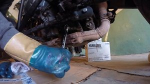Мотопокатухи #5 Замена масла Yamaha Fazer FZ6N 2007
